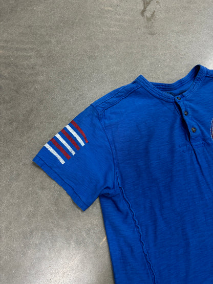 Vintage Y2K Affliction Henley T-Shirt [L]