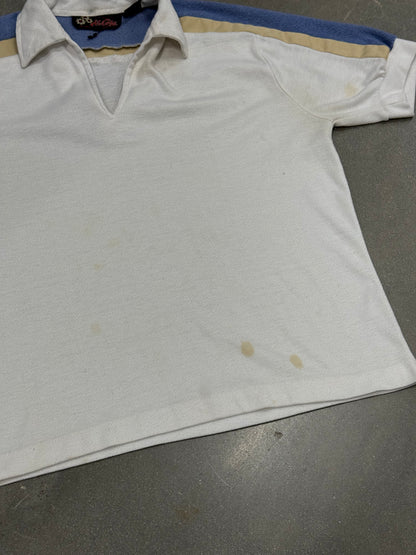 Vintage 1970s Distressed Polo Shirt [M]
