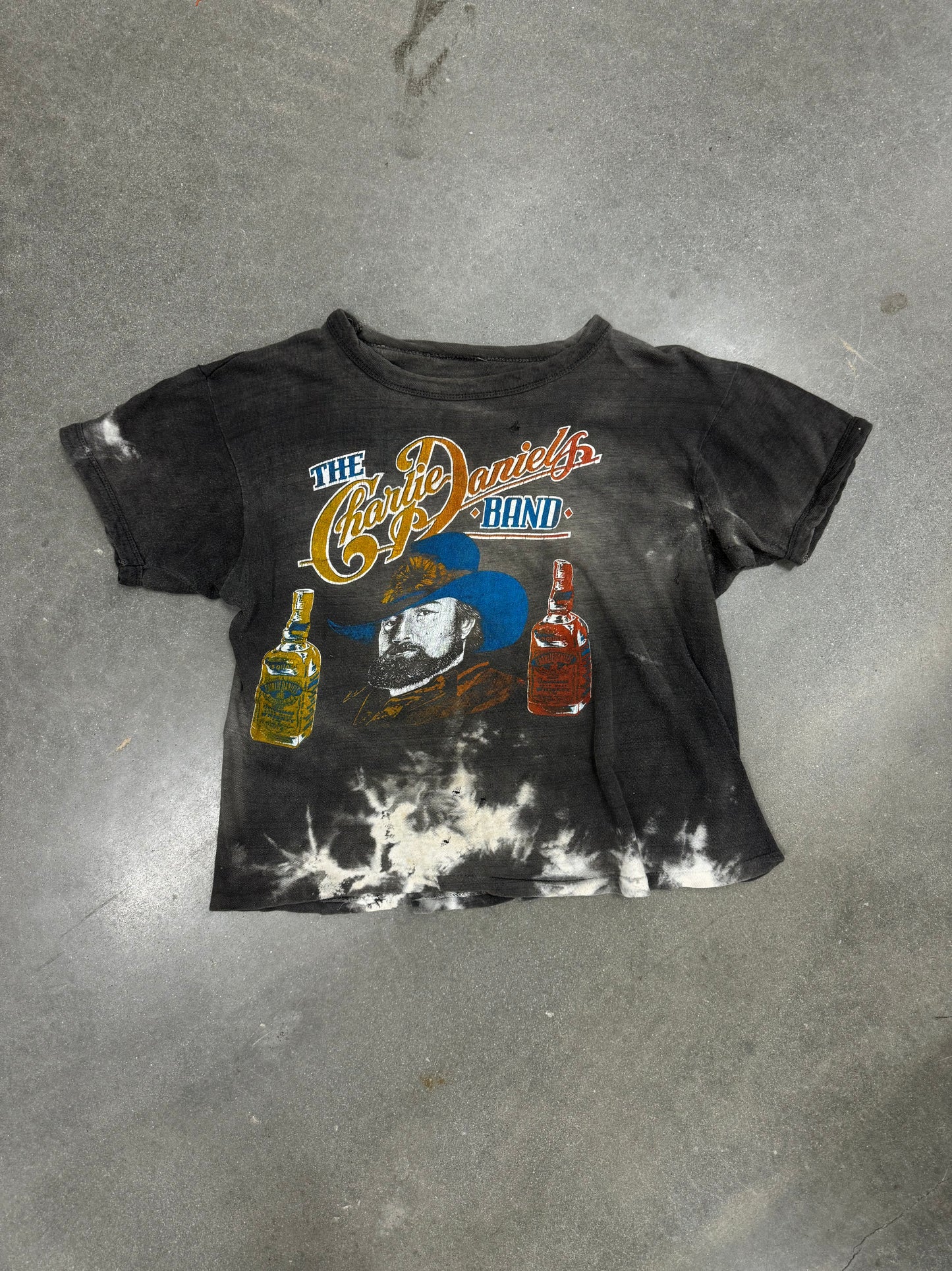Vintage 1970s Distressed Charlie Daniels Band T-Shirt [M]