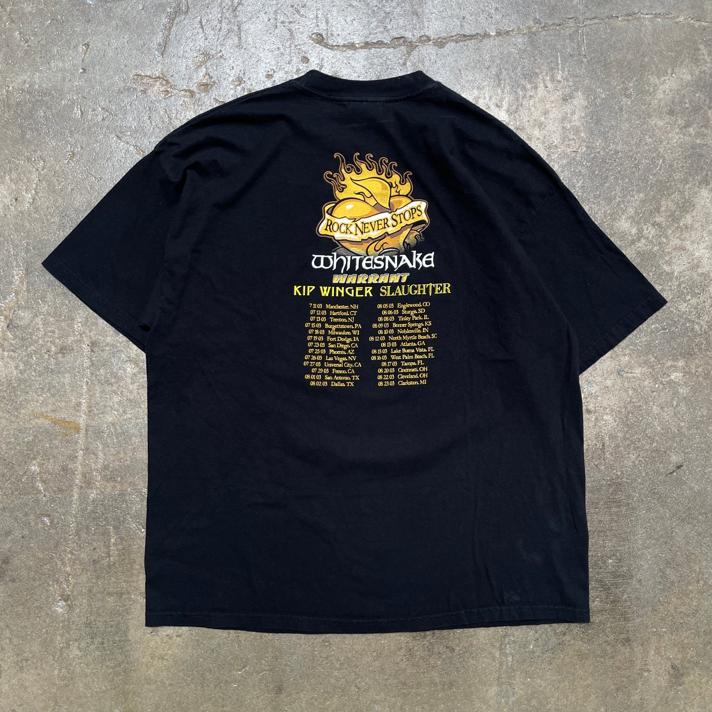 2003 Whitesnake Band T-Shirt