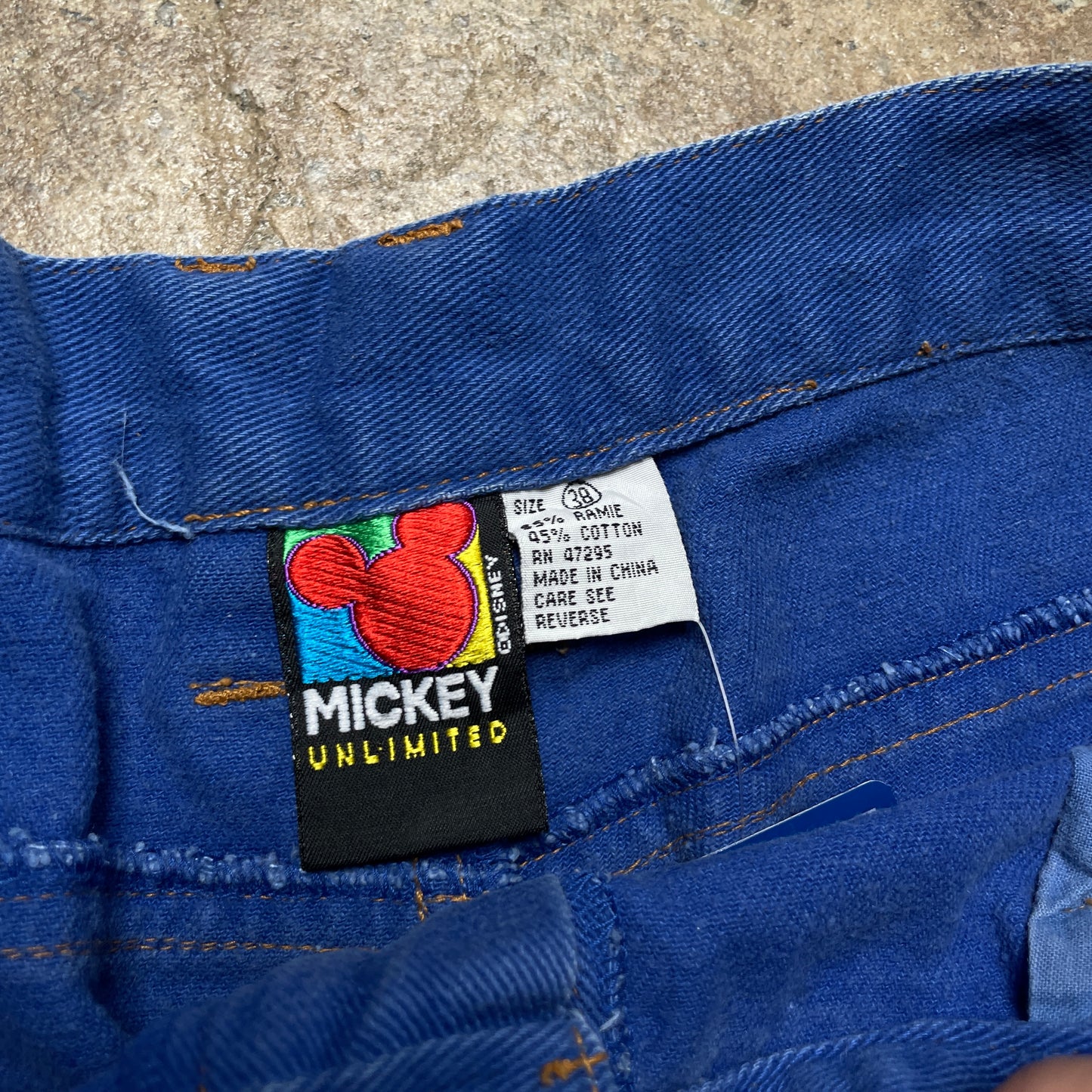 1990s Disney Mickey Embroidered Jorts [36]