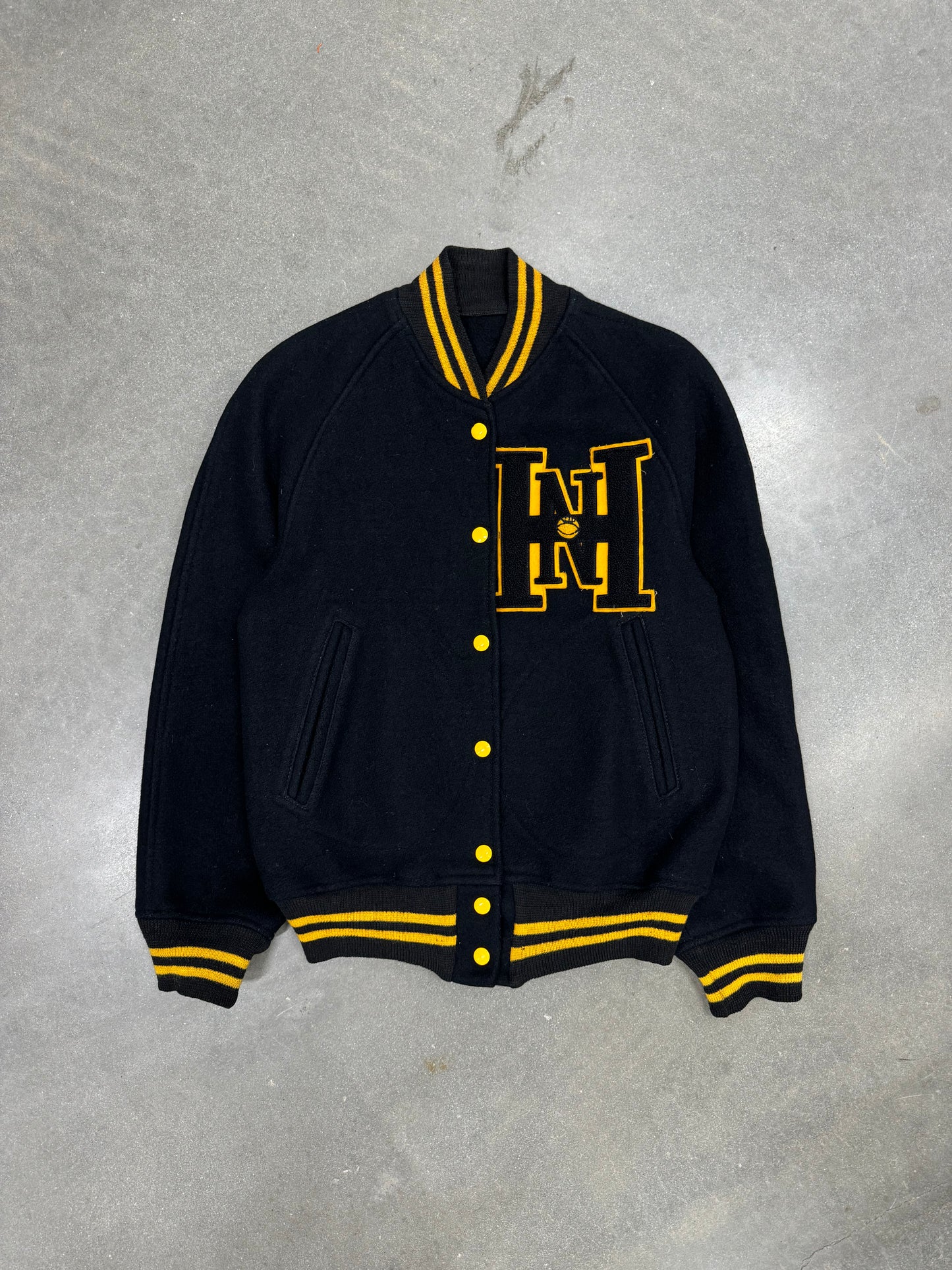 Vintage 1980s Wool Varsity Jacket [S]