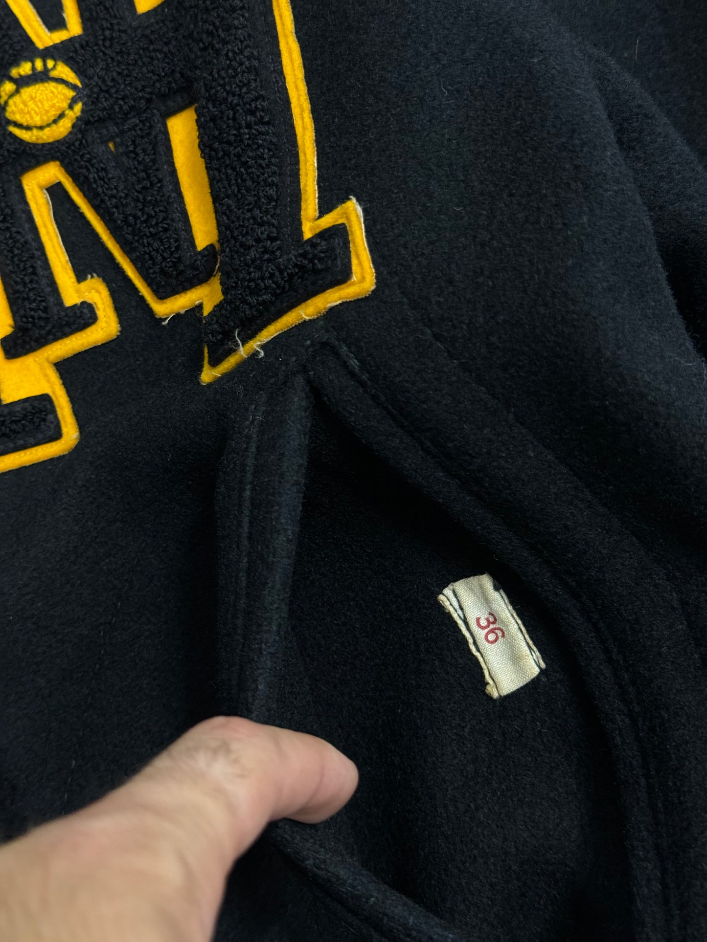 Vintage 1980s Wool Varsity Jacket [S]