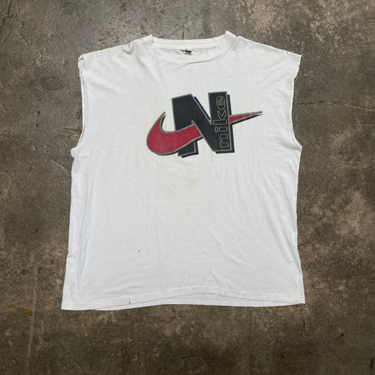 1990s Bootleg Nike Cut-Off T-Shirt [XXL]