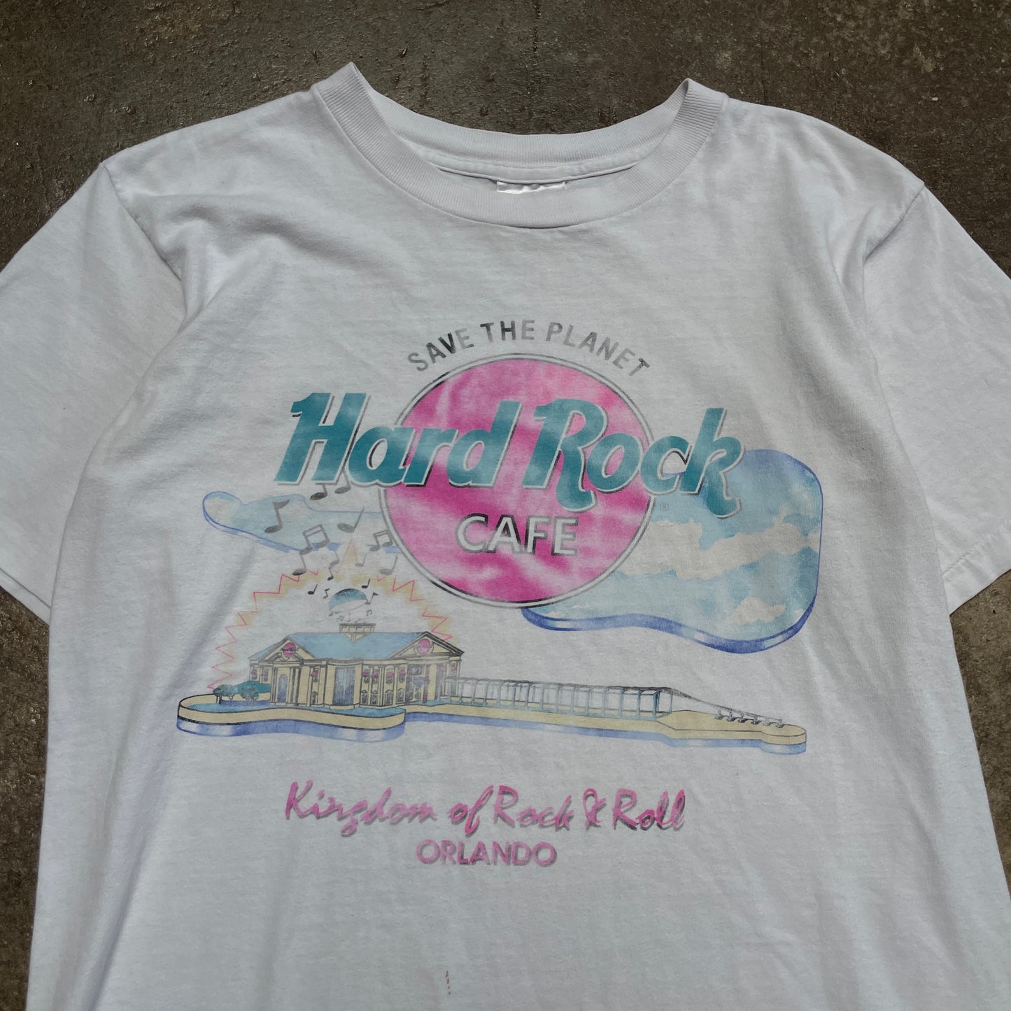 1990s Hard Rock Cafe Kingdom of Rock & Roll Orlando T-Shirt