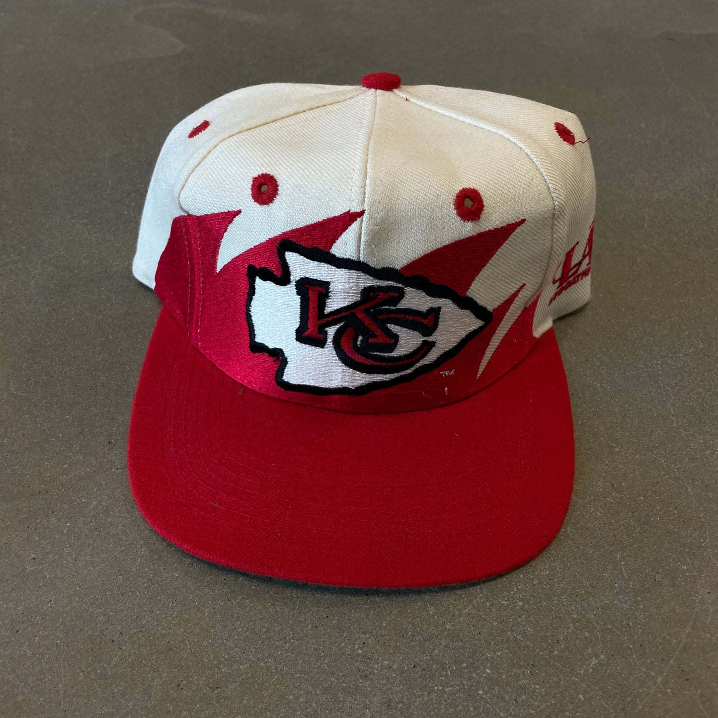 Vintage Kansas City Chiefs Sharktooth Snapback Hat