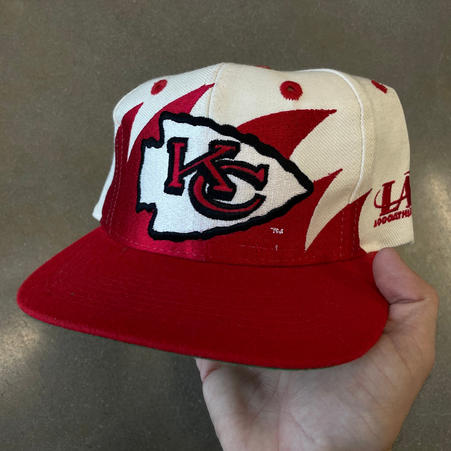 Vintage Kansas City Chiefs Sharktooth Snapback Hat