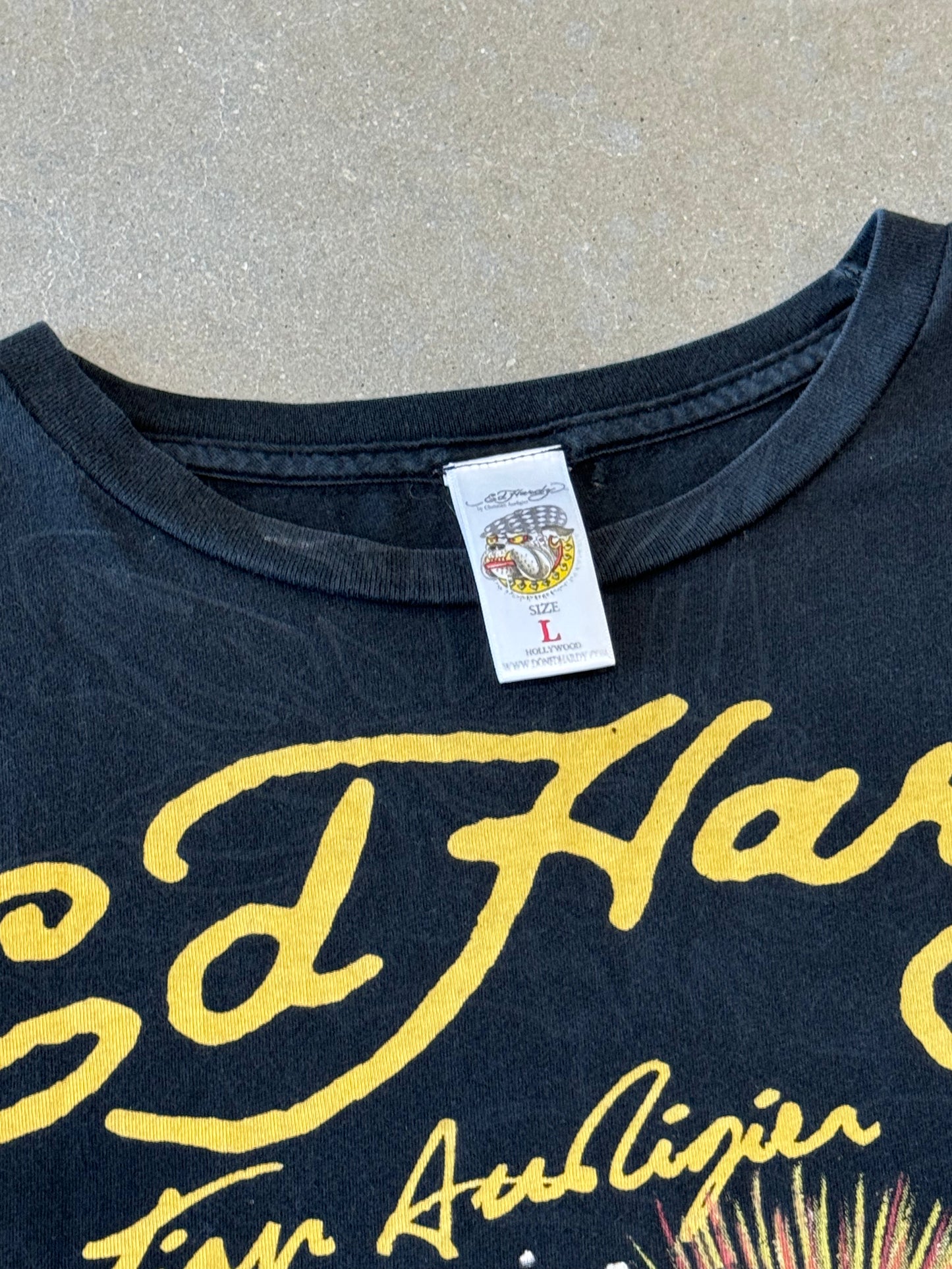 Vintage 2000s Ed Hardy Tattoo All Over Print [L]