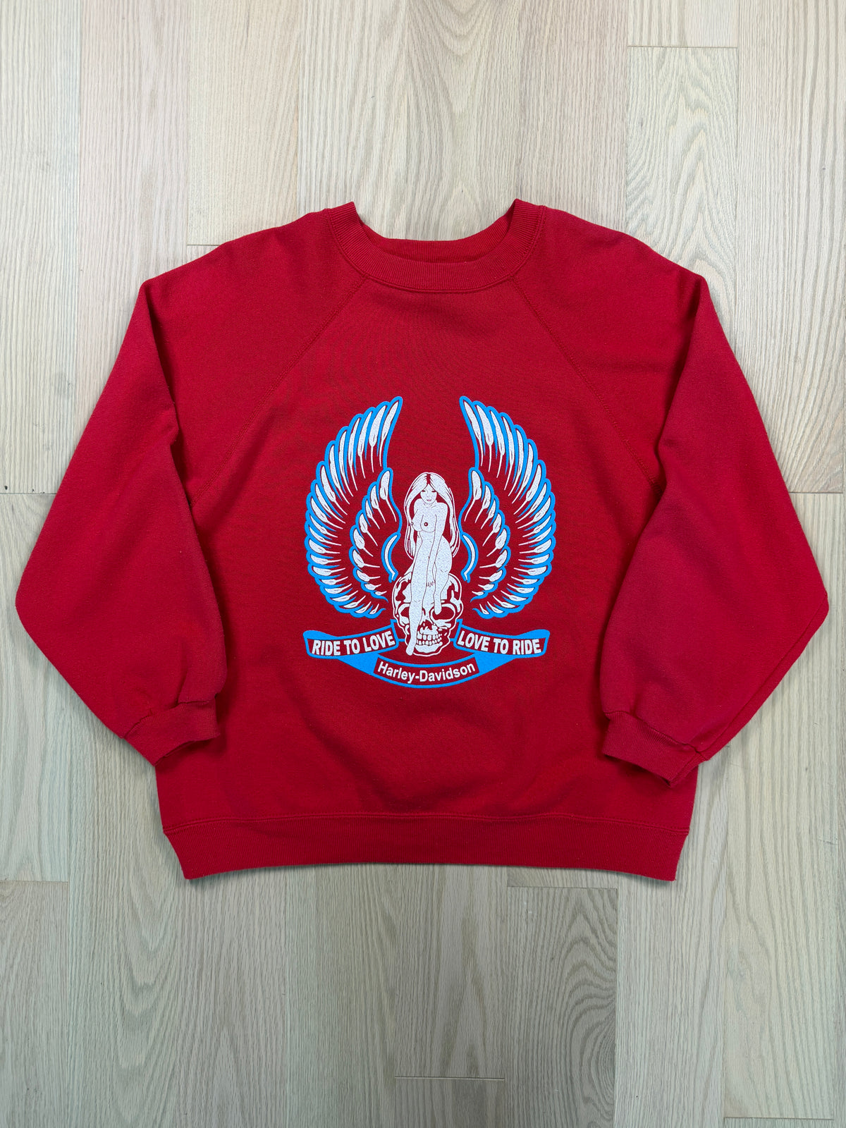1980s Harley Davidson Vulgar Crewneck [L]