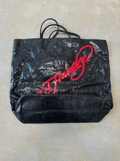 Vintage 2000s Ed Hardy by Christian Audigier Skull Gator Print Tote Bag