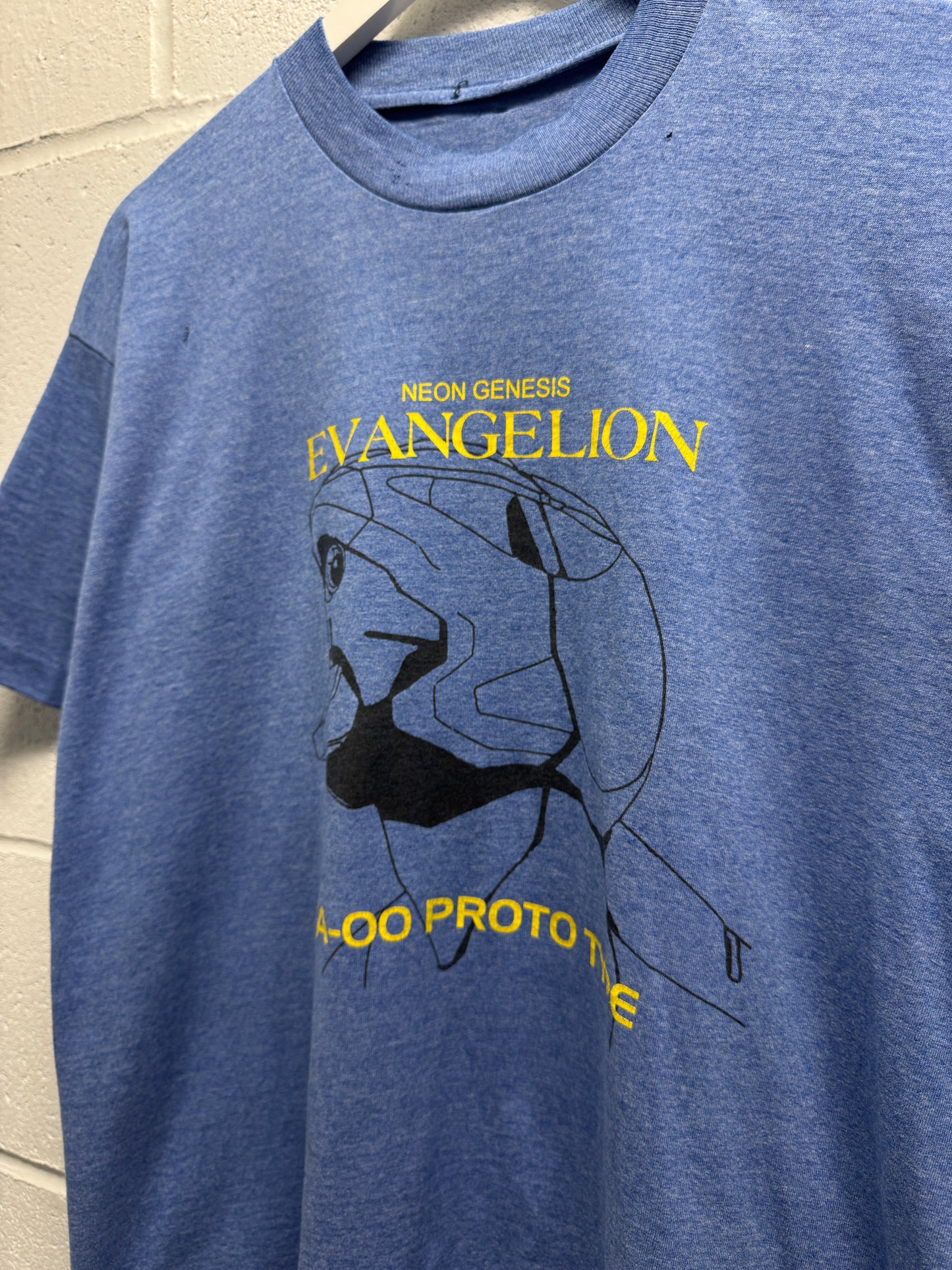 1990s Neon Genesis Evangelion Eva 00 Proto Type T-Shirt [L]