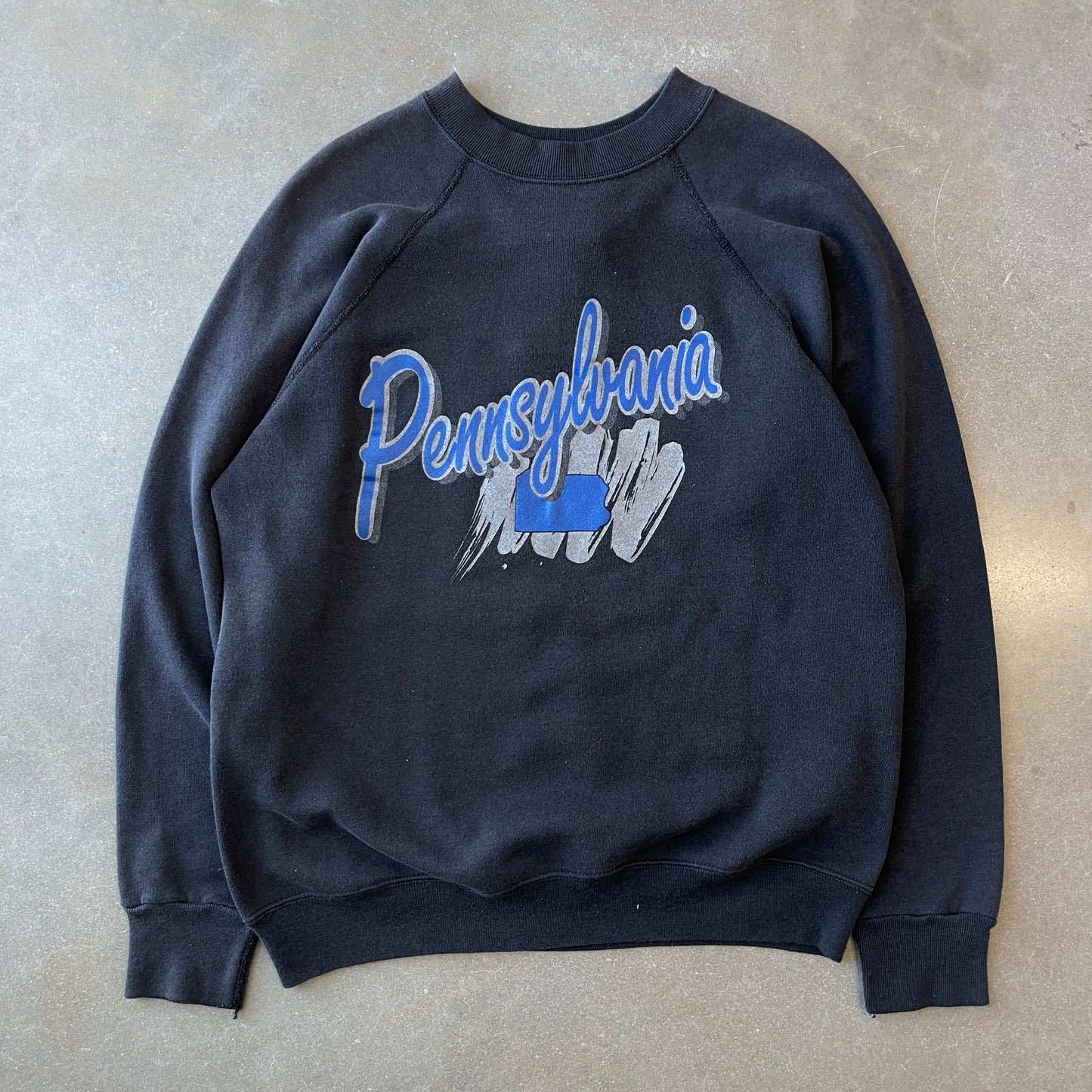 1980s Pennsylvania Raglan Cut Crewneck [M]