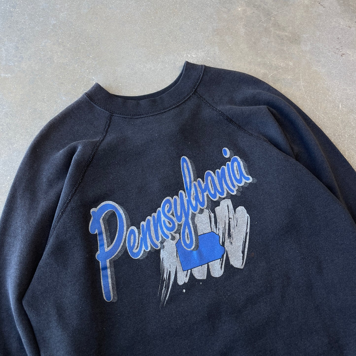 1980s Pennsylvania Raglan Cut Crewneck [M]
