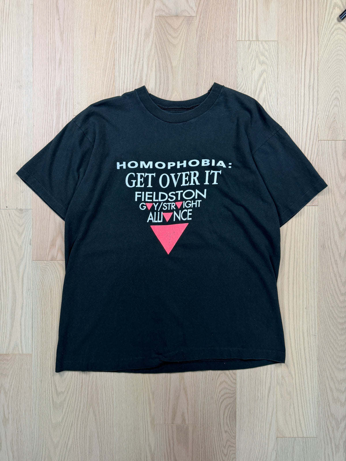 1990s Homophobia Text T-Shirt [XL]
