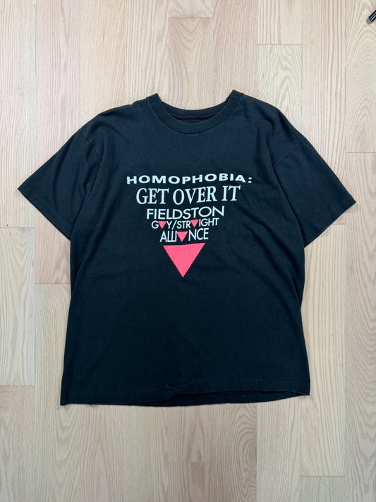 1990s Homophobia Text T-Shirt [XL]