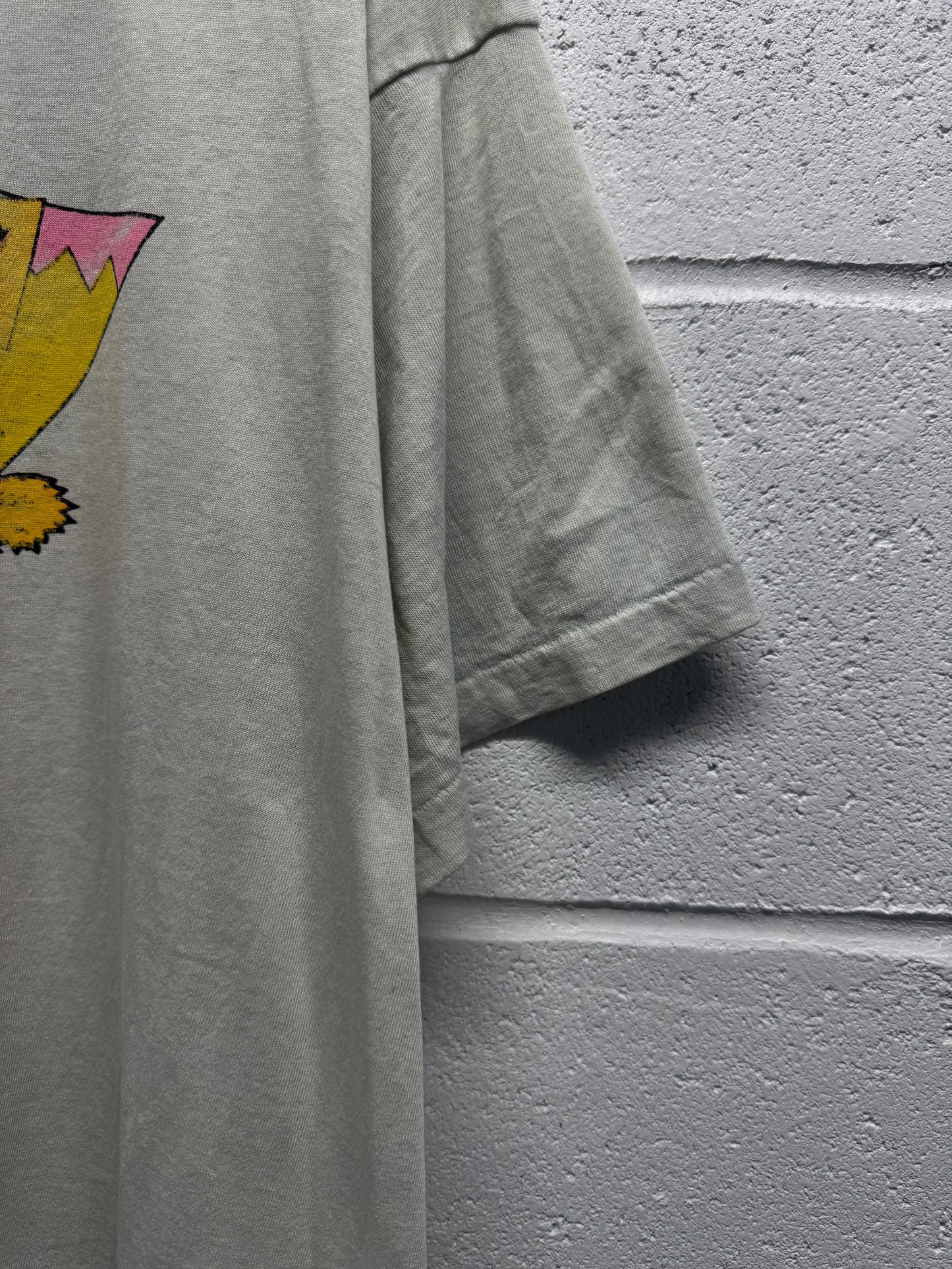 1990s Faded Rotten Sneaker T-Shirt [XL]