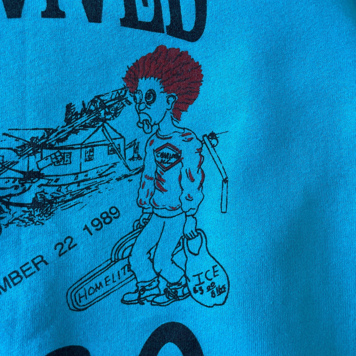 1989 "I Survived Hurricane Hugo" Crewneck [L]