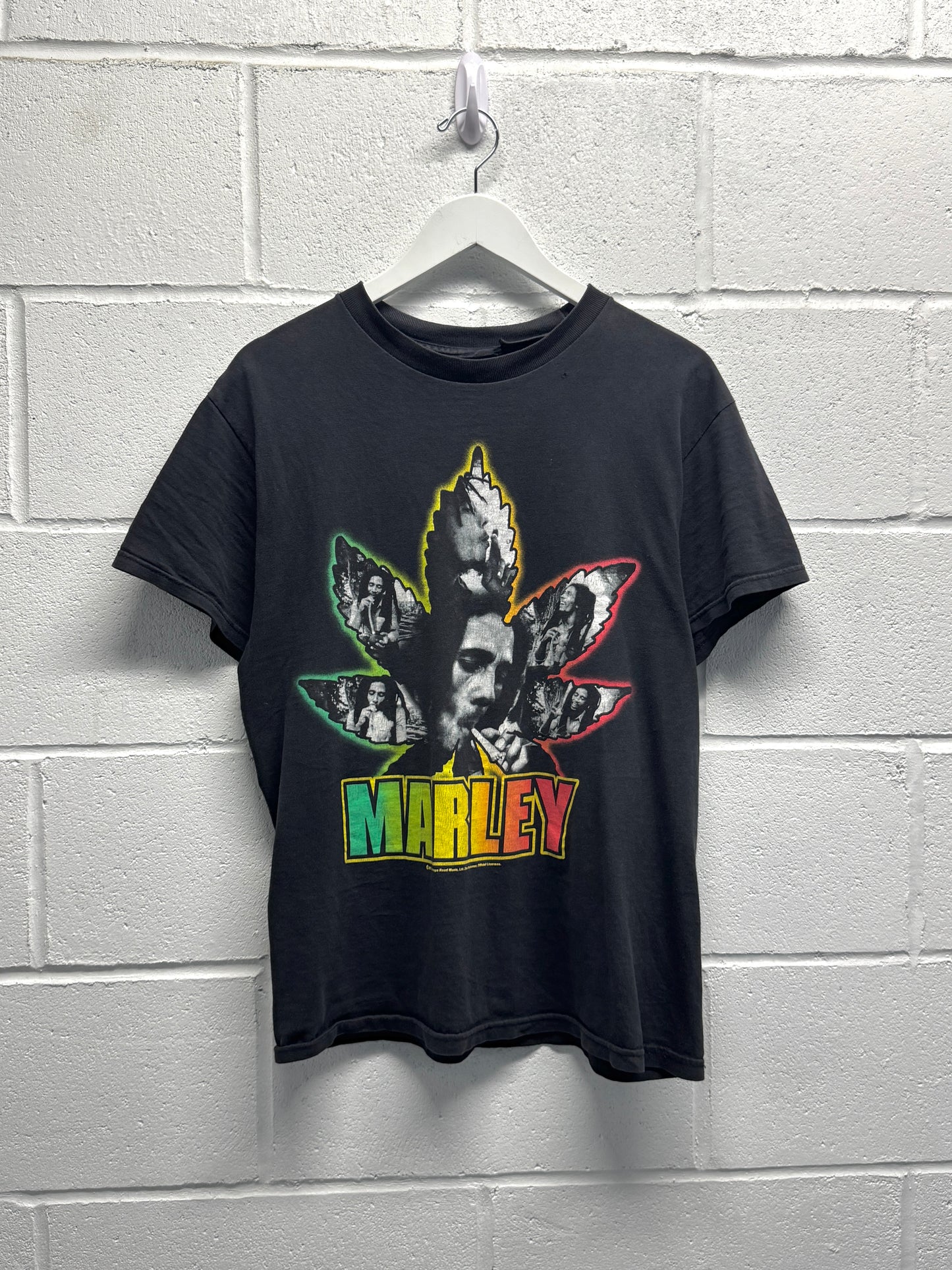 1990s Bob Marley Faded T-Shirt [L]