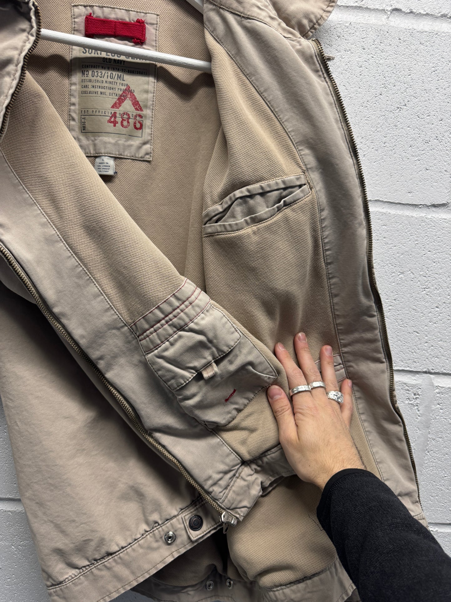 2000s Distressed Jacket [L]