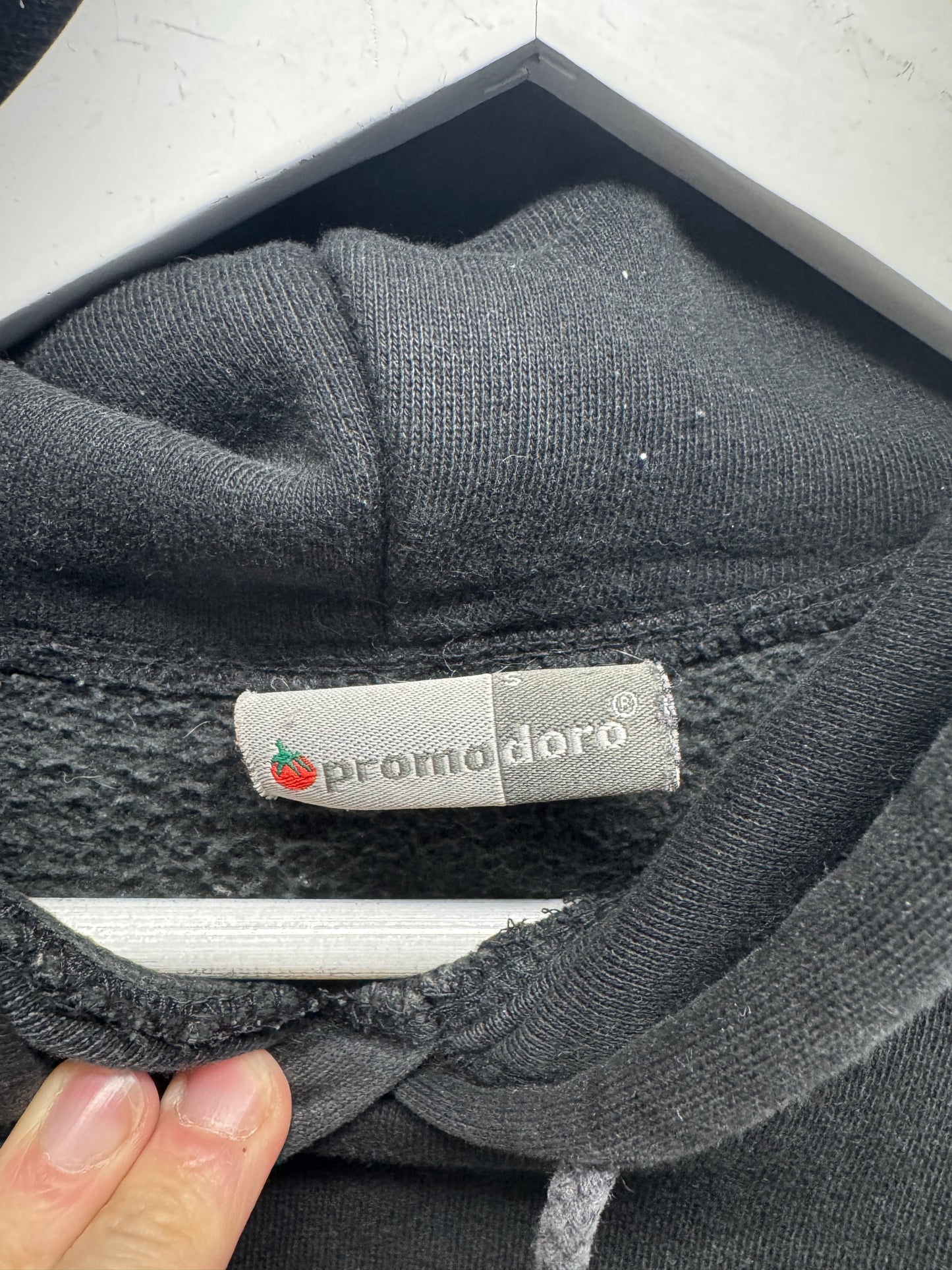 2000s German Crossing Light Logo Hoodie [S]