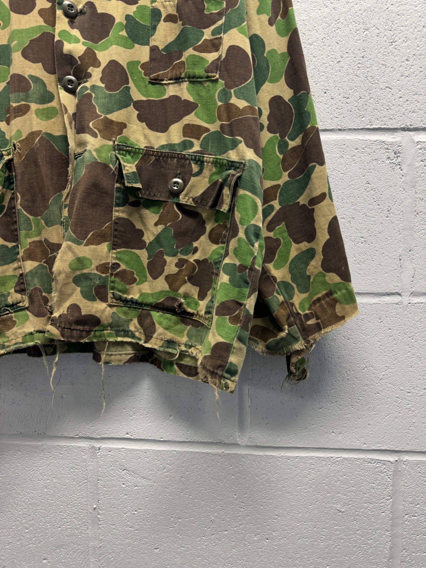 1980s Thrashed Camo Button-Up [M/L]