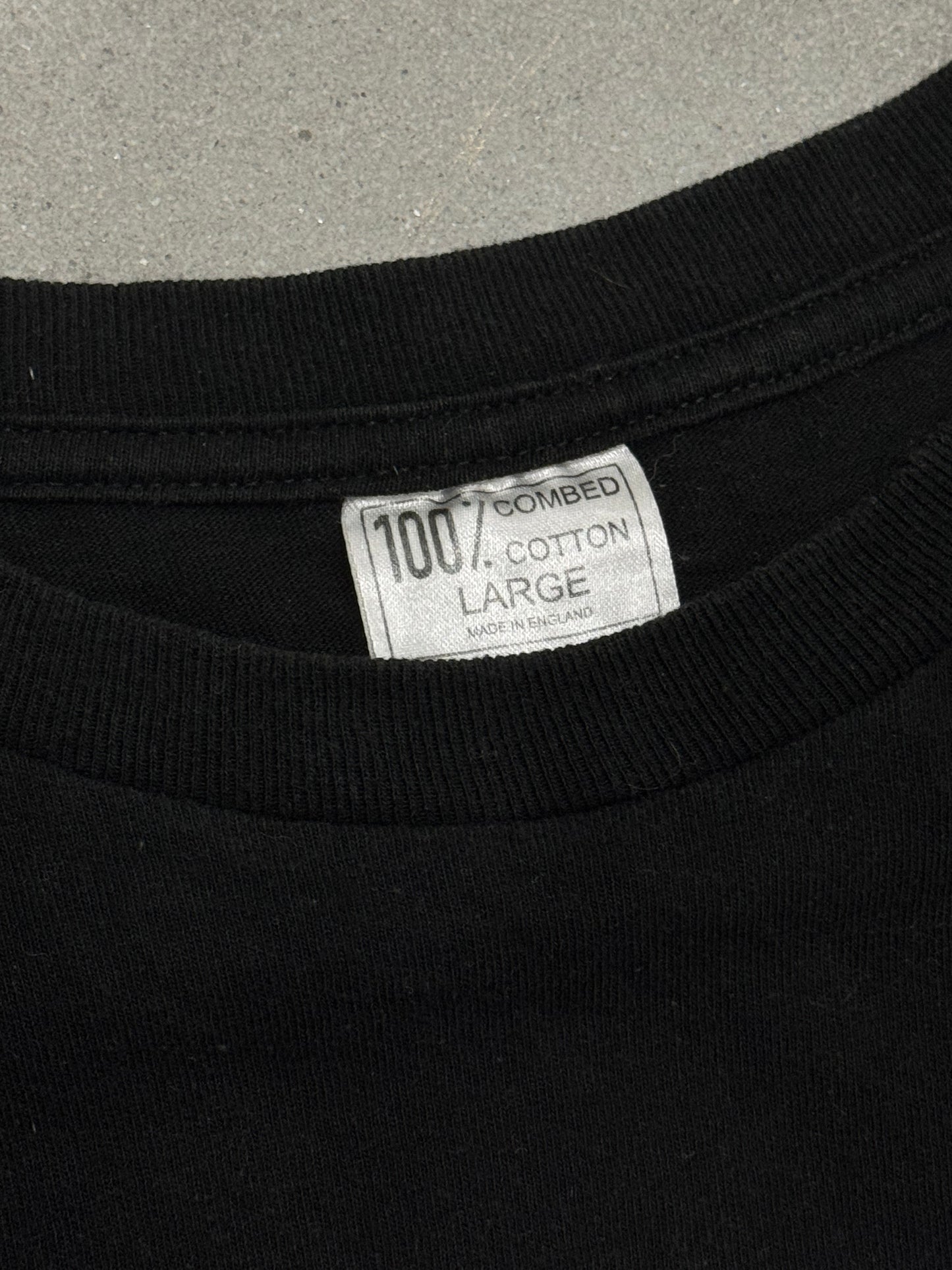 Vintage 1990s Distressed Primal Scream 'Get Yer Rocks Off' Longsleeve Shirt [L]