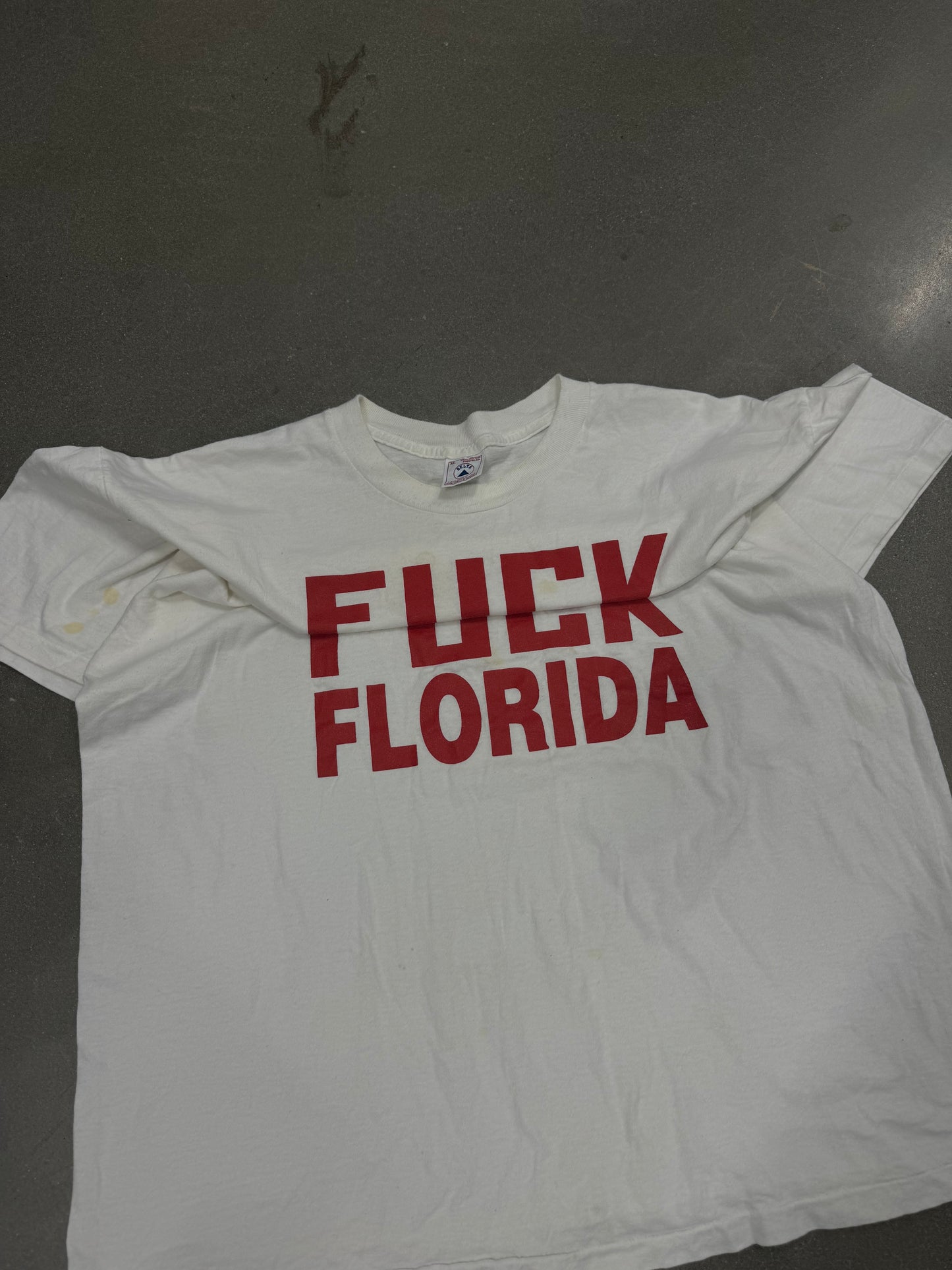Vintage 1990s Fuck Florida University of Georgia Parody T-Shirt [XL]
