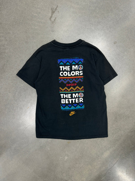 Vintage 1980s Spike Lee "The Mo Colors, The Mo Better!" T-Shirt [L]