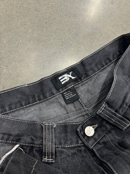 Vintage Y2K BX Cyber 3M Denim Jorts [34]
