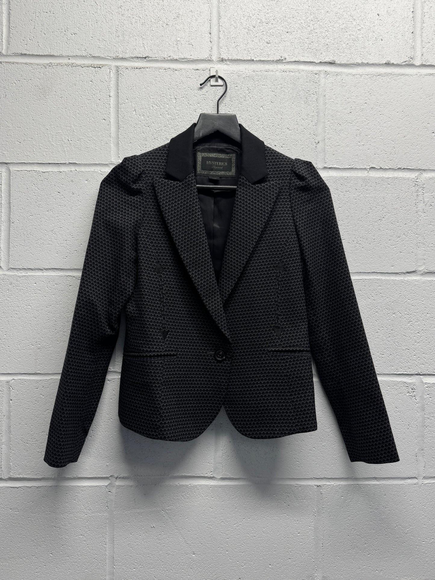 2000s Hysteric Glamour Hysterics Embroidered Cropped Blazer [S]