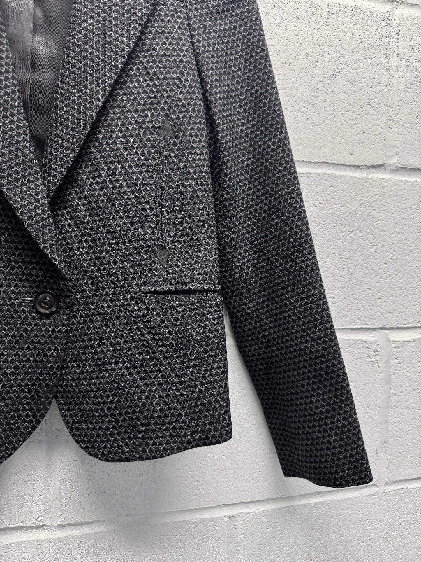 2000s Hysteric Glamour Hysterics Embroidered Cropped Blazer [S]