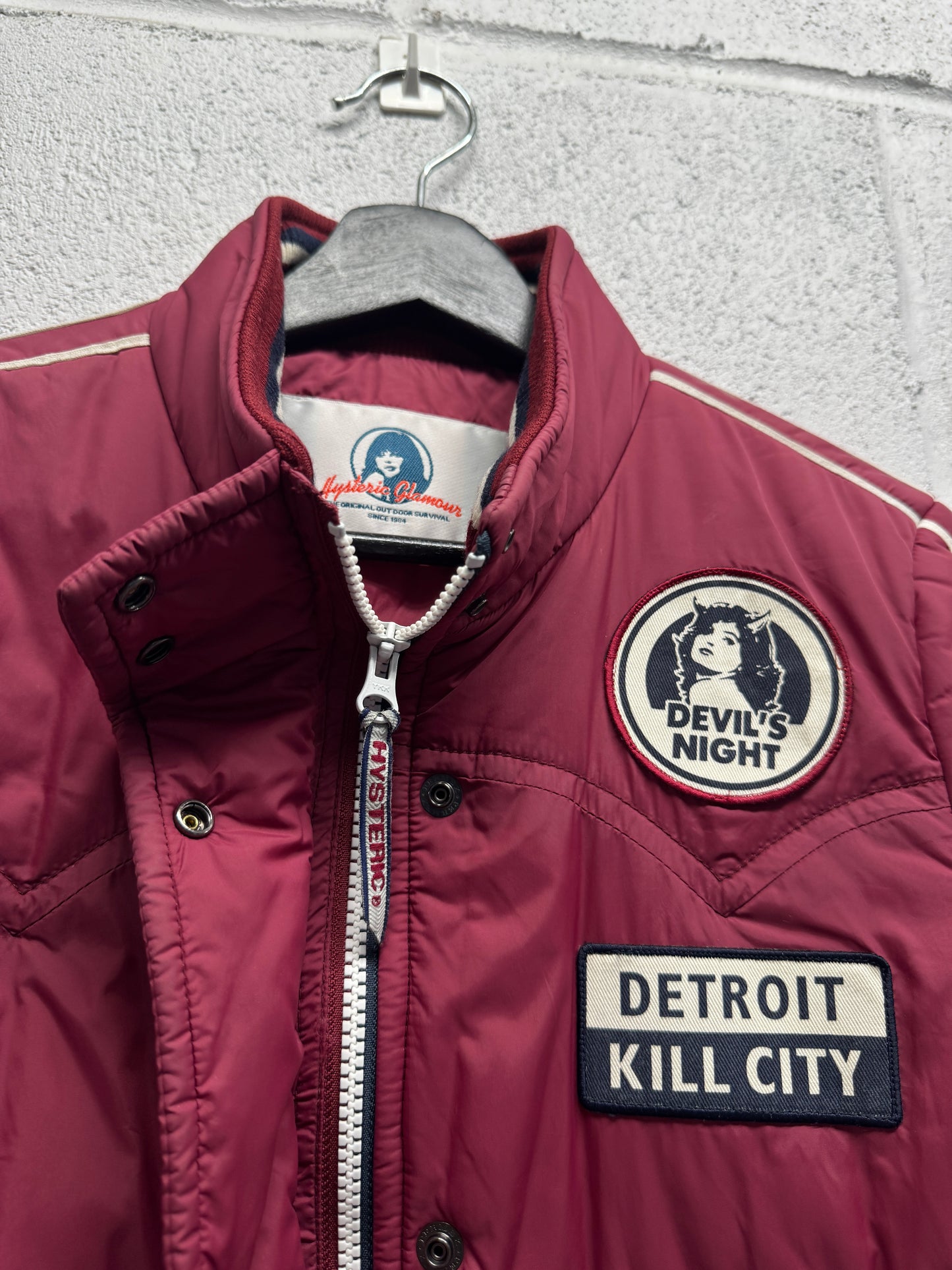 2000s Hysteric Glamour Detroit Kill City Patch Down Jacket [S]