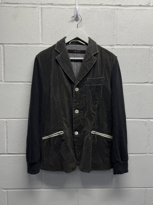 Japanese Mixed Material Blazer [S/M]