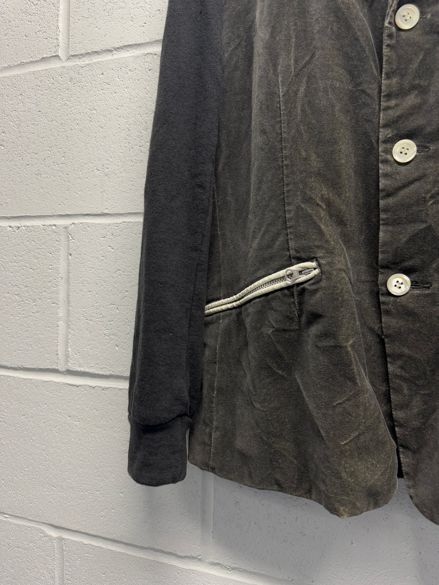 Japanese Mixed Material Blazer [S/M]