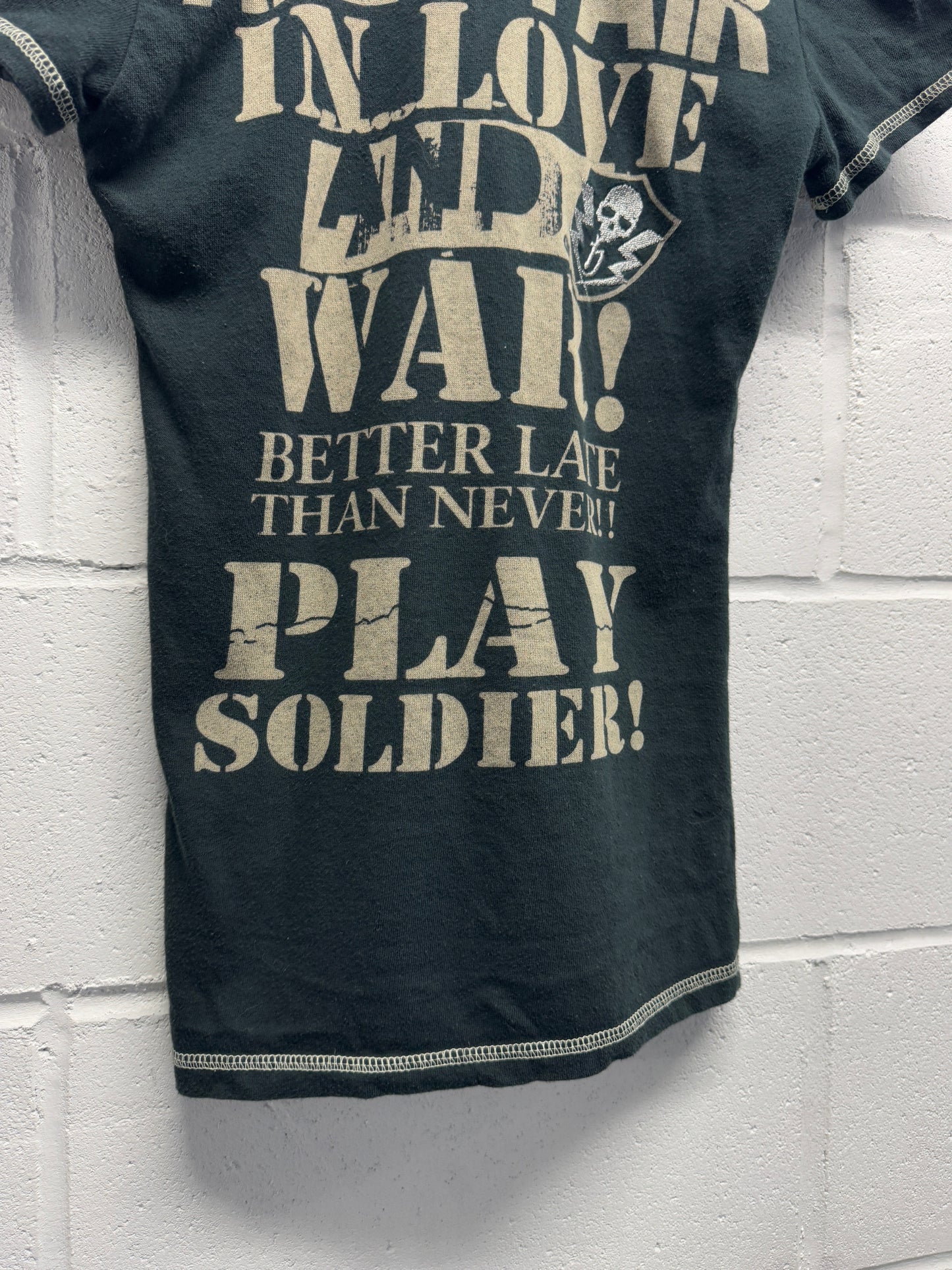 Japanese Brand Heaven & Earth Cropped Polo Shirt [S/M]