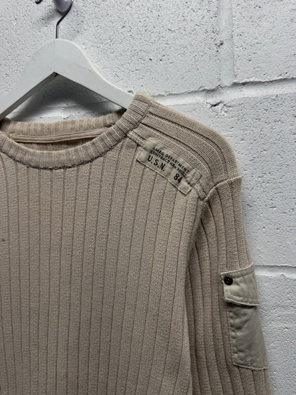 Y2K US Navy Inspired Sweater [M/L]