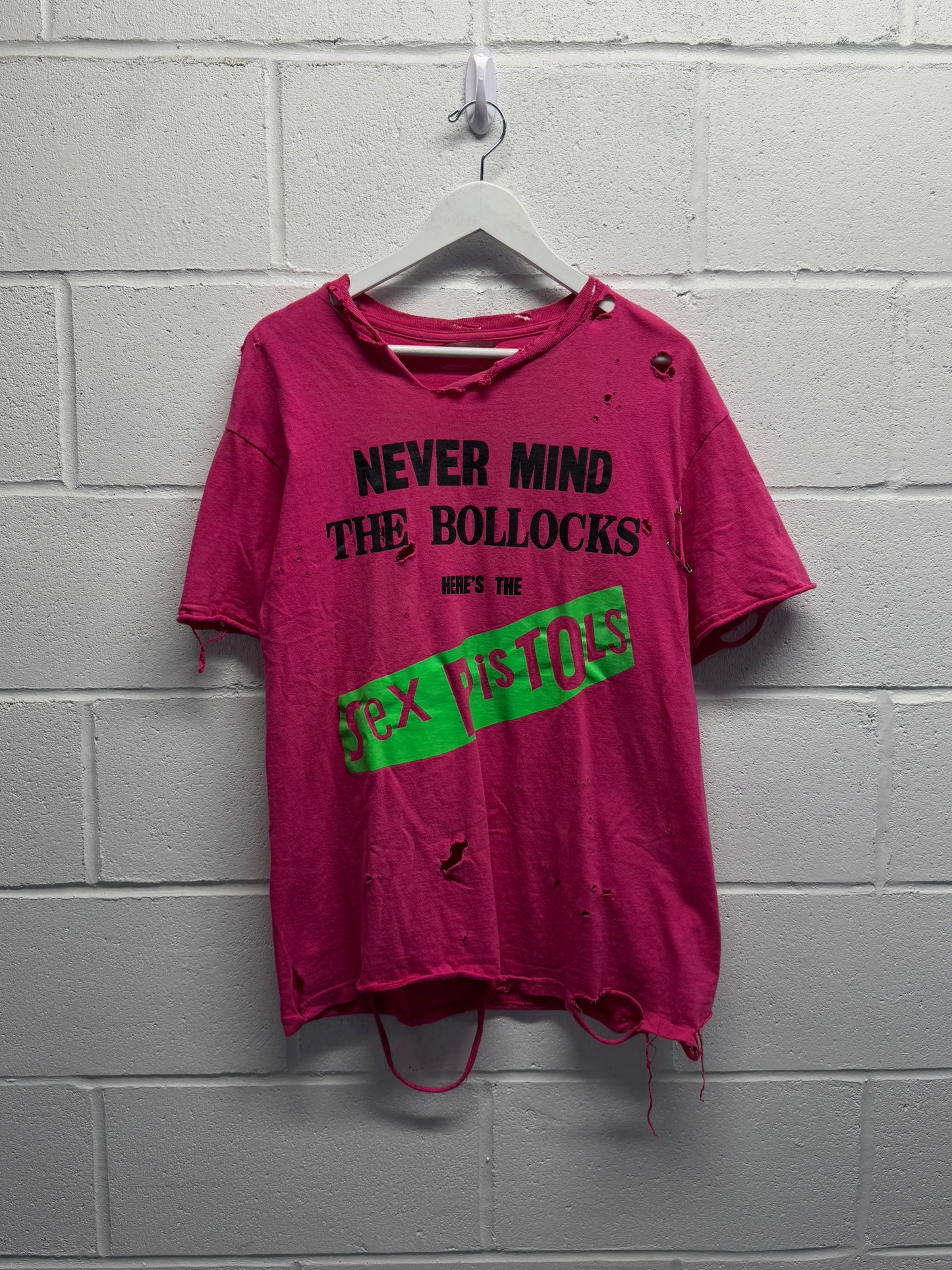 1990s Thrashed Sex Pistols T-Shirt [L/XL]