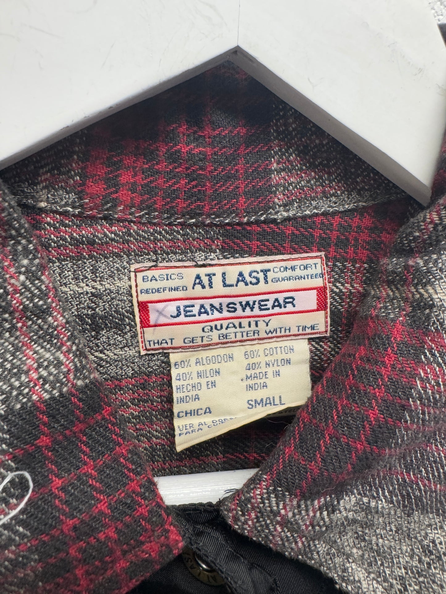 1990s Cropped Plaid Jacket [S]