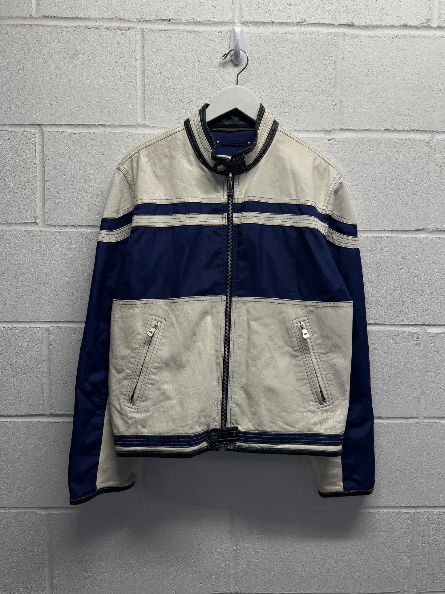Y2K Wilson Maxima Leather Jacket [XL]