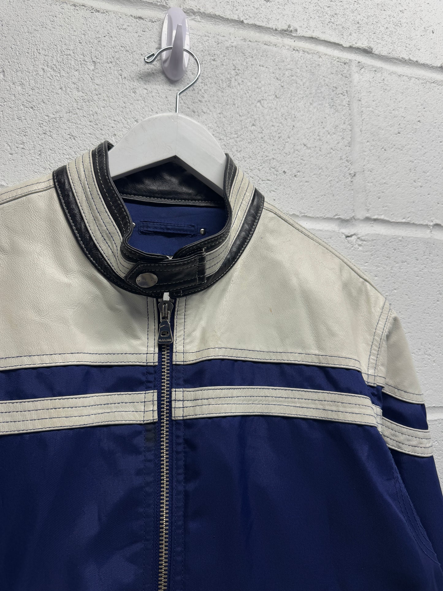 Y2K Wilson Maxima Leather Jacket [XL]