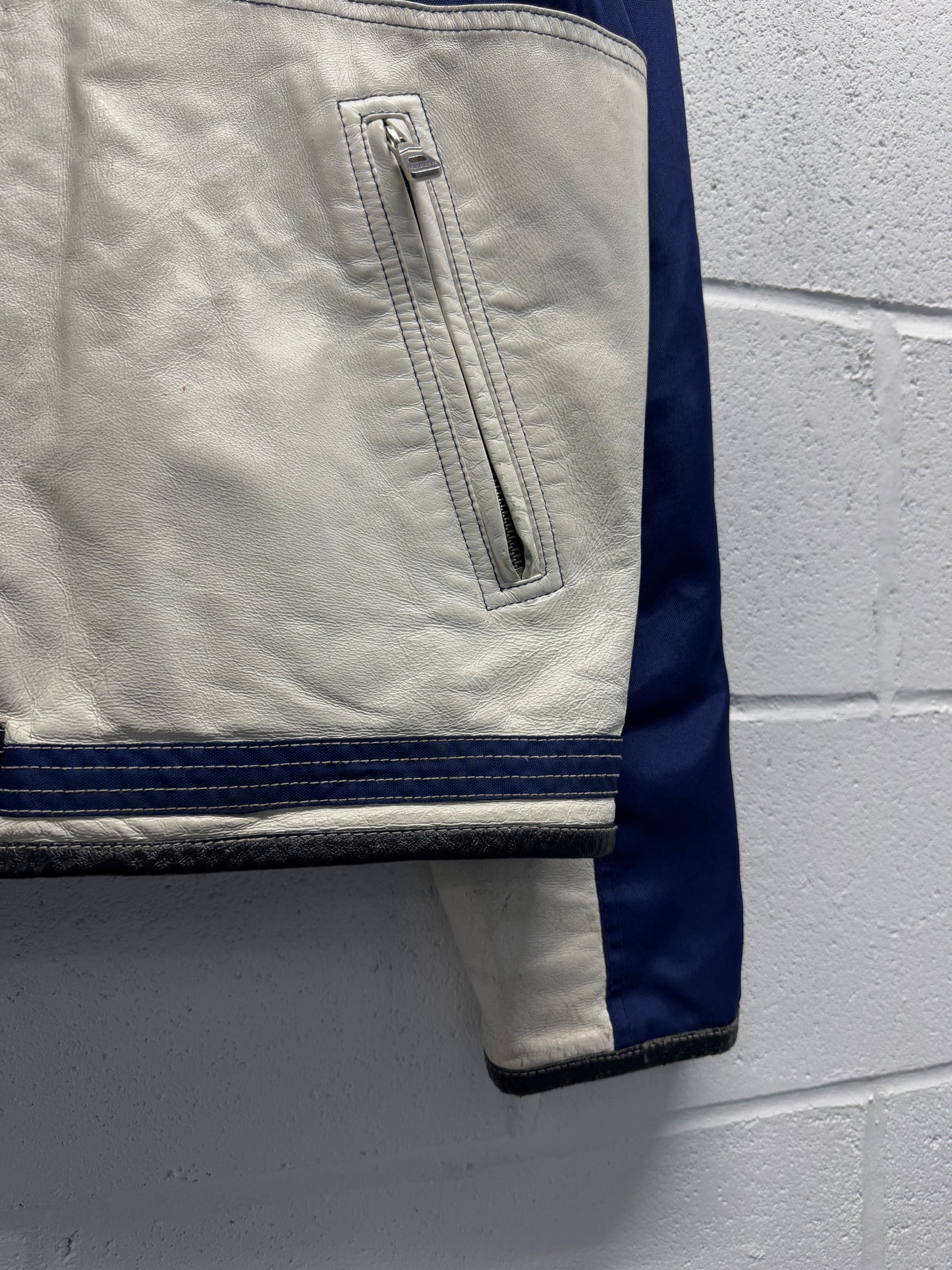 Y2K Wilson Maxima Leather Jacket [XL]