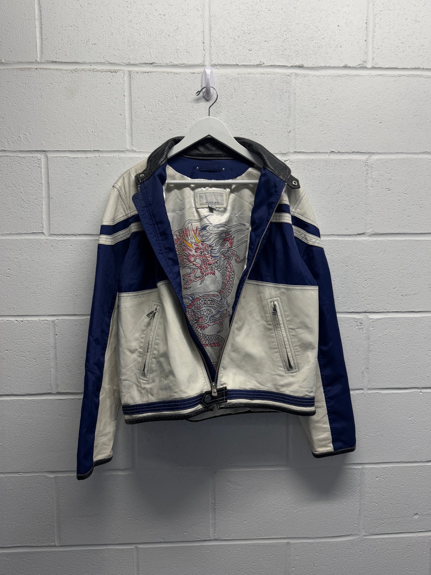 Y2K Wilson Maxima Leather Jacket [XL]