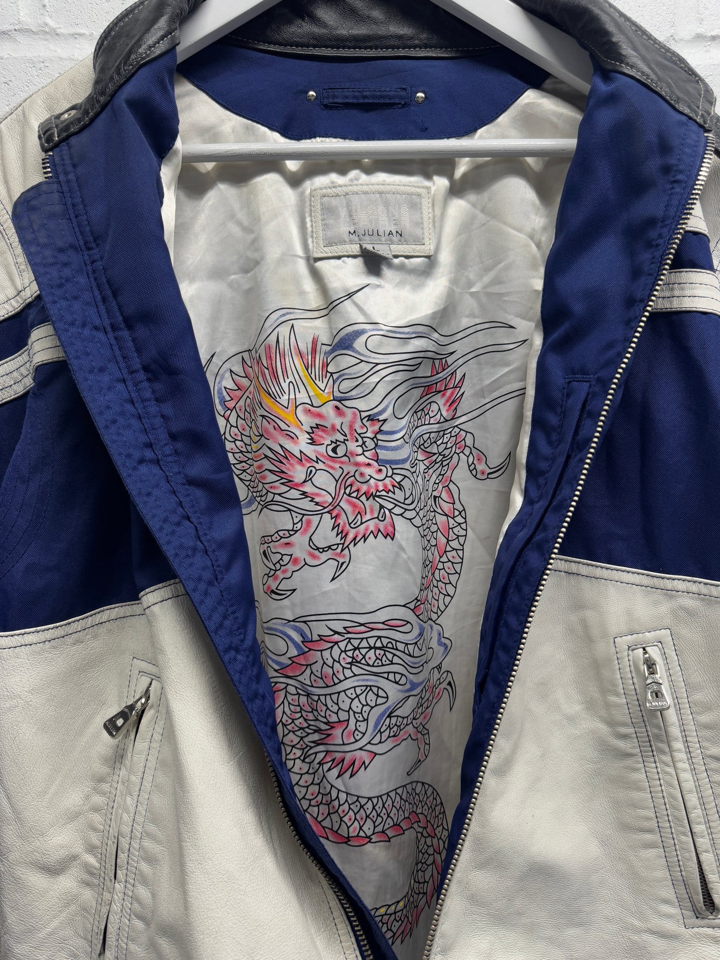 Y2K Wilson Maxima Leather Jacket [XL]