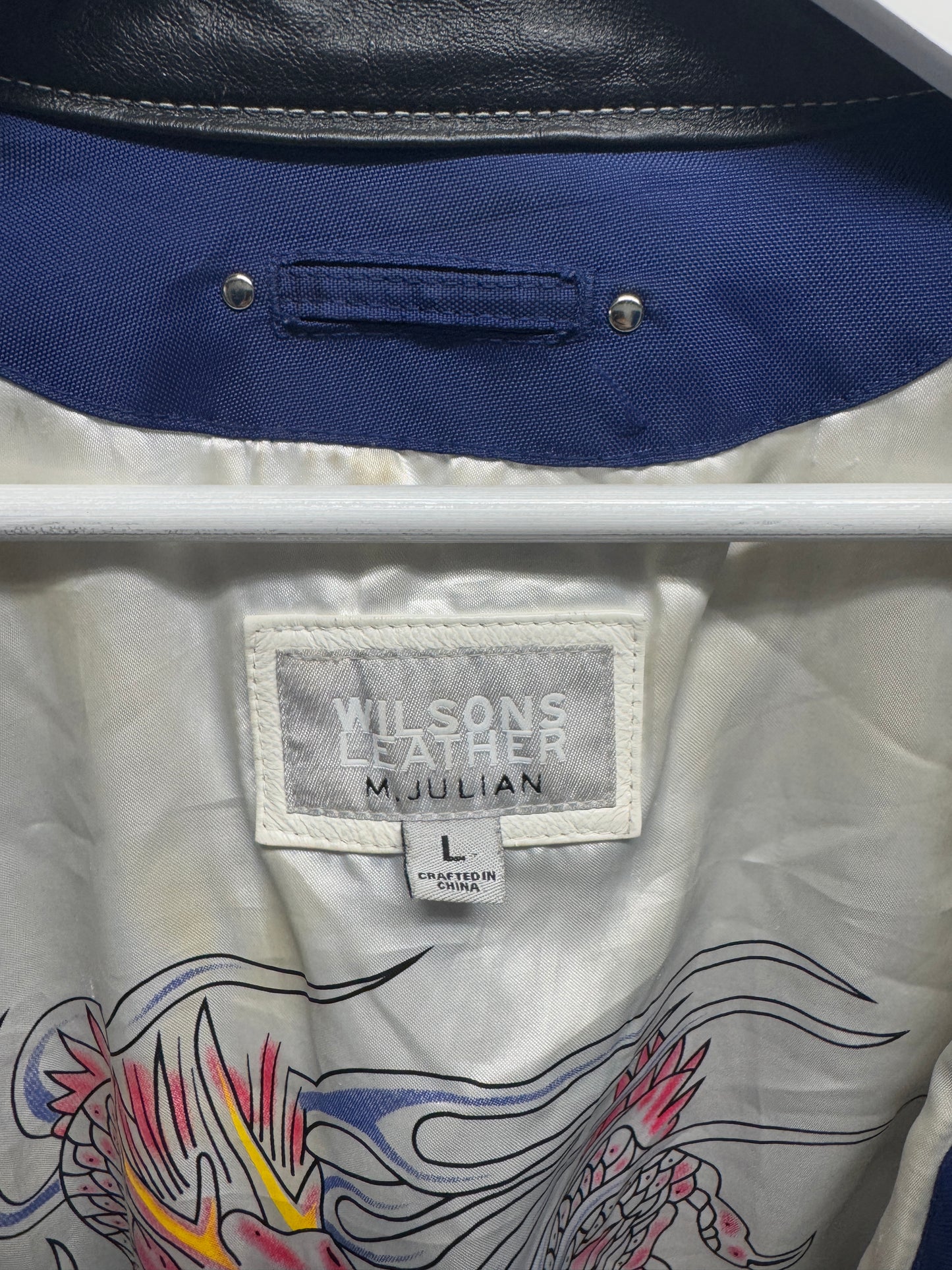 Y2K Wilson Maxima Leather Jacket [XL]