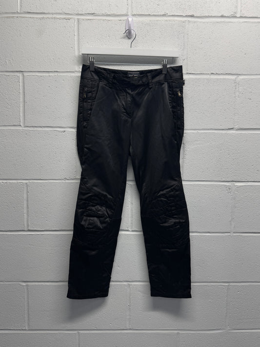Jean Paul Gaultier Satin Moto Pants [44 , 30"]