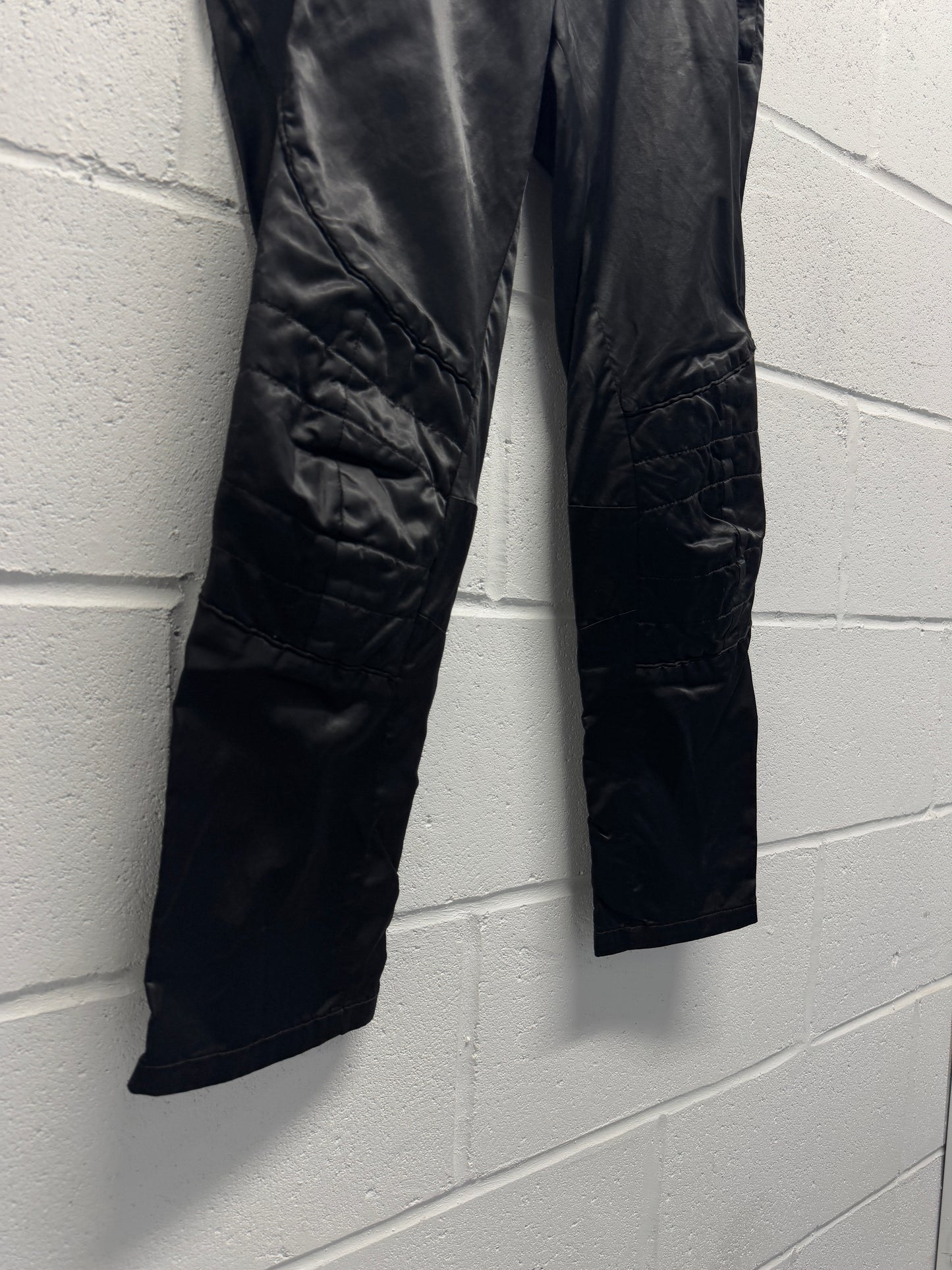 Jean Paul Gaultier Satin Moto Pants [44 , 30"]