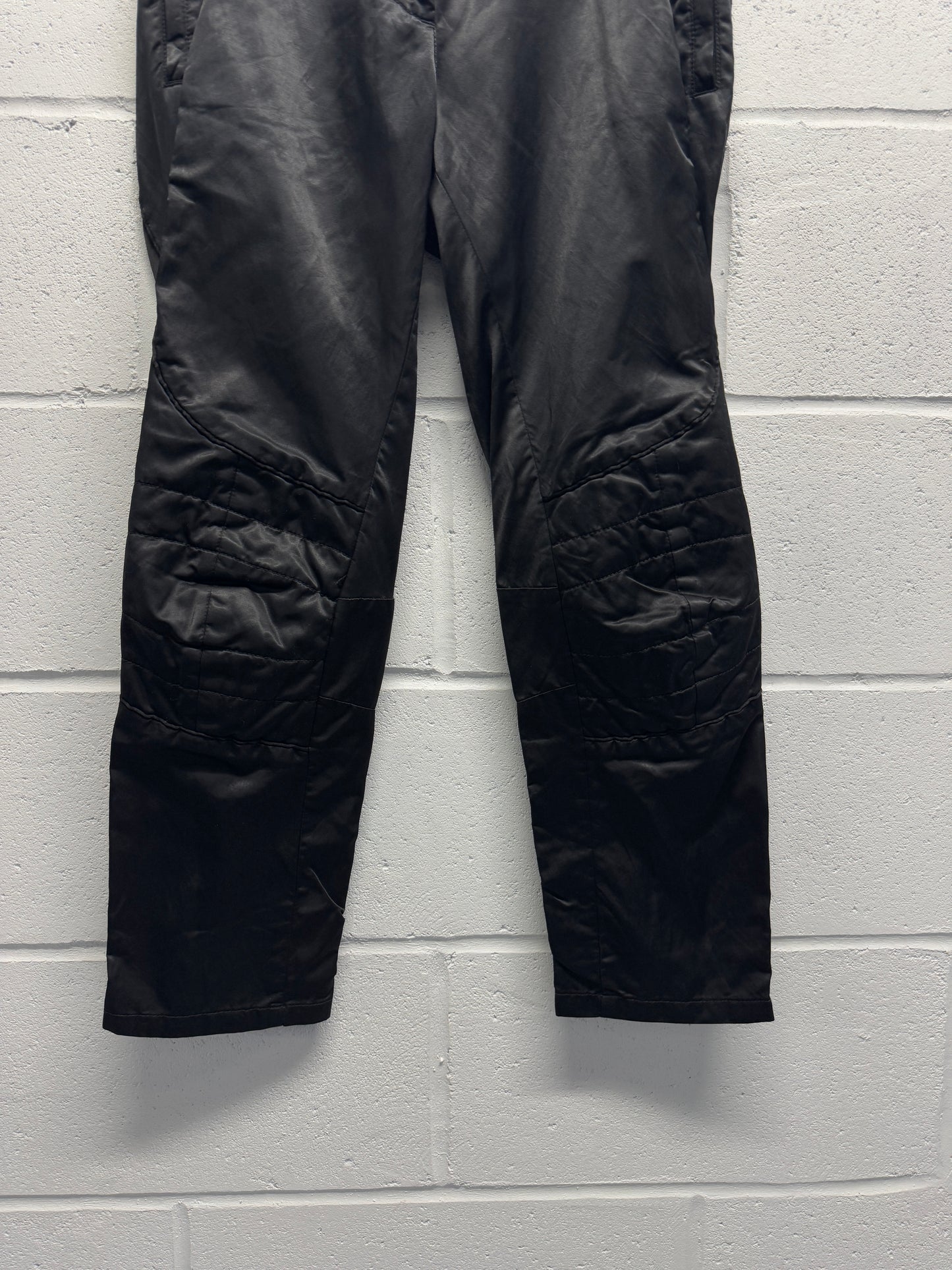 Jean Paul Gaultier Satin Moto Pants [44 , 30"]