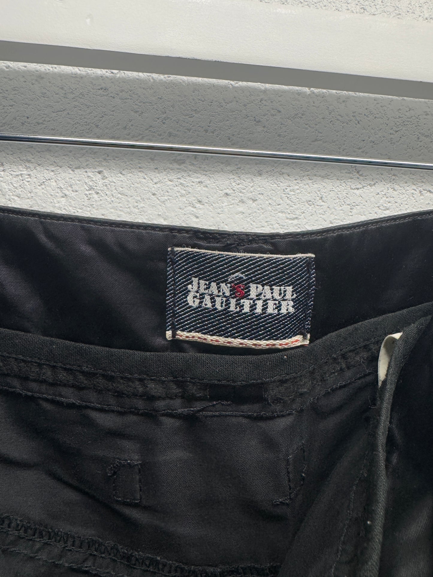 Jean Paul Gaultier Satin Moto Pants [44 , 30"]