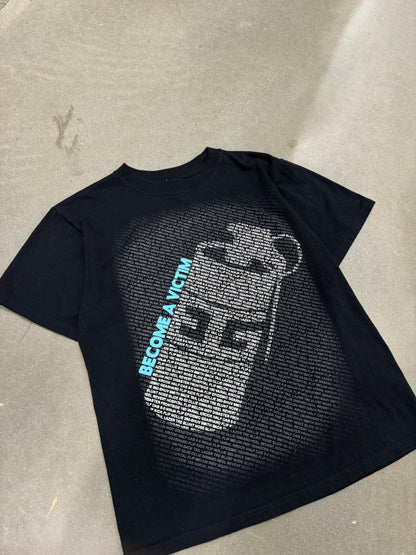 Vintage Y2K Become A Victim of Skateboarding T-Shirt [M]