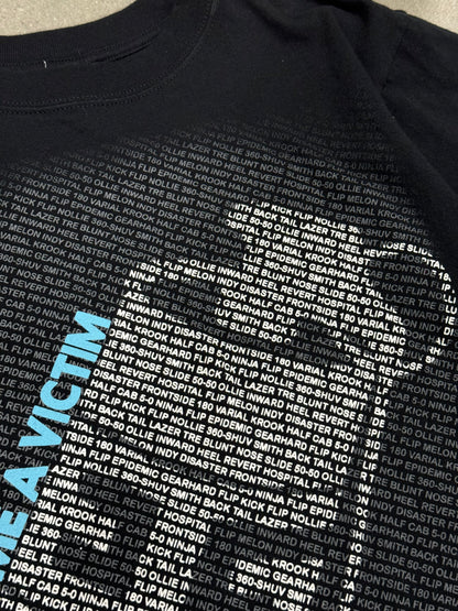 Vintage Y2K Become A Victim of Skateboarding T-Shirt [M]